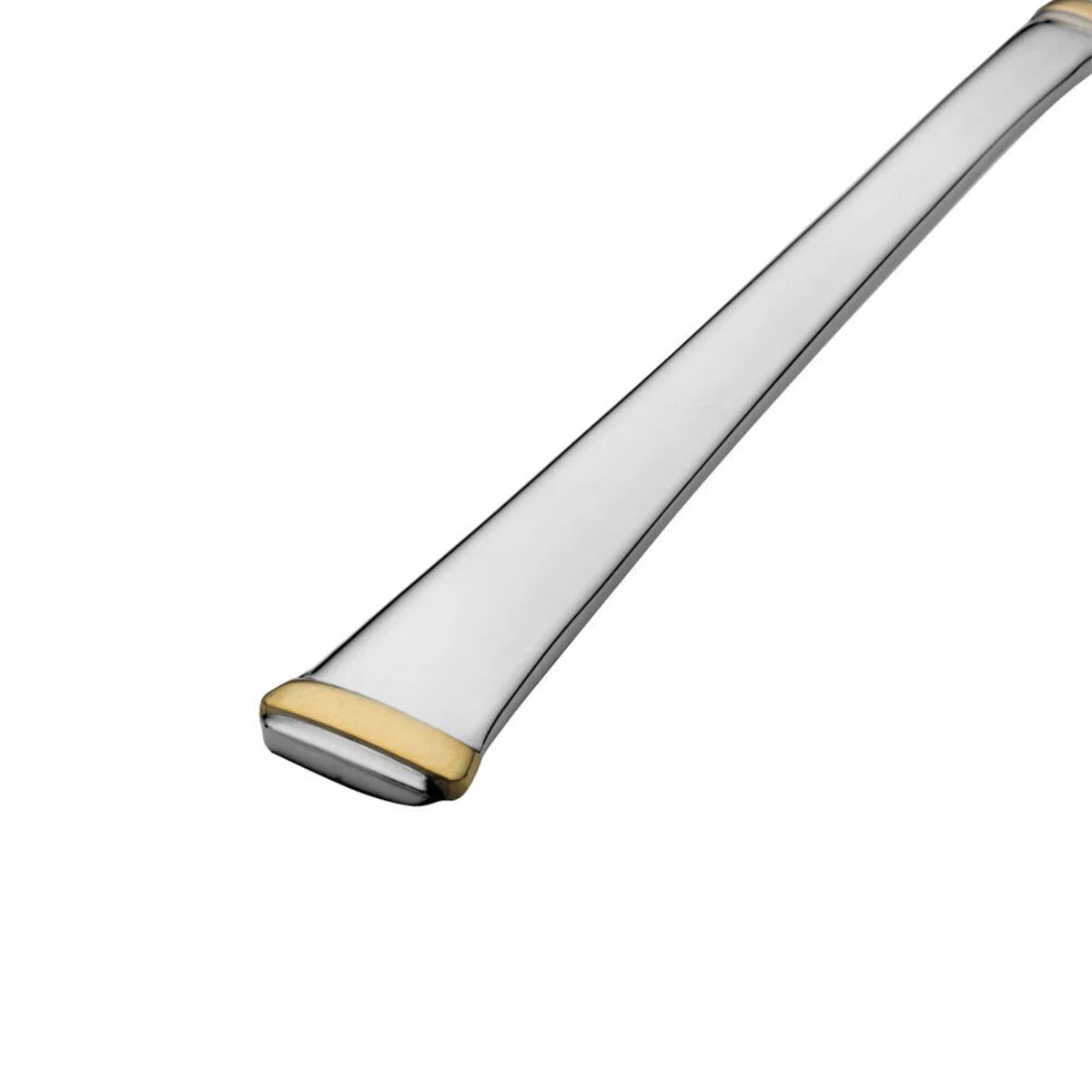 Harmony Gold Accent 65-Piece 18/10 Stainless Steel Flatware Set, Service for 12