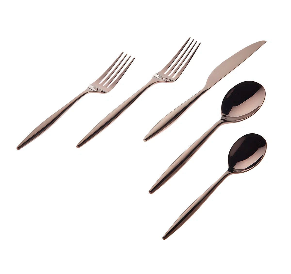 Milano 20 Piece 18/10 Stainless Steel Flatware Set, Service for 4