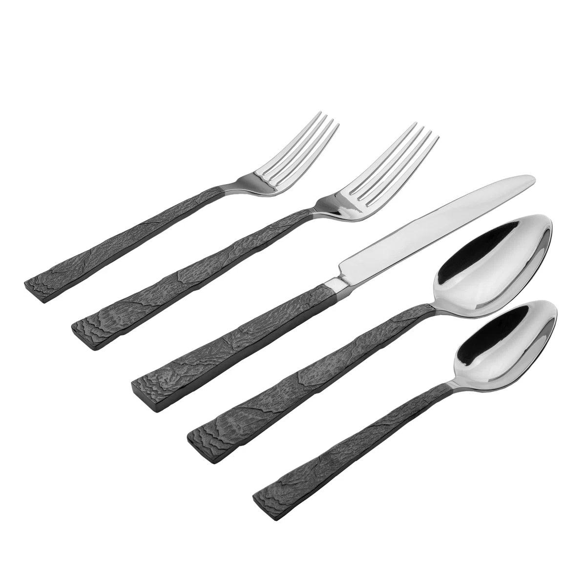 Shale Mirrored 18/10 Stainless Steel 20 Piece Flatware Set, Service For 4
