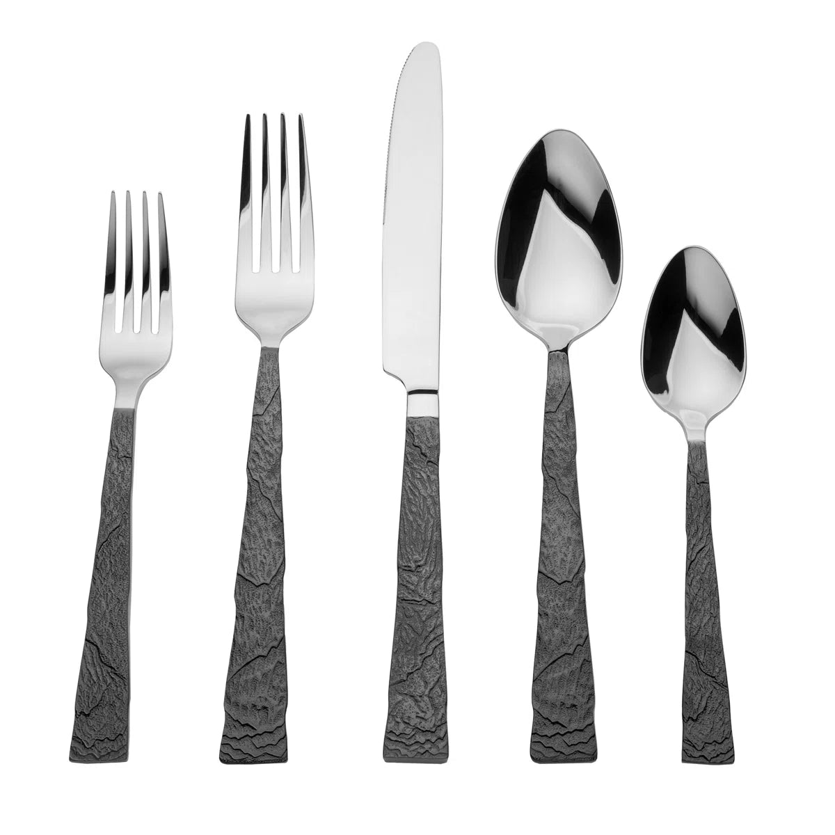 Shale Mirrored 18/10 Stainless Steel 20 Piece Flatware Set, Service For 4
