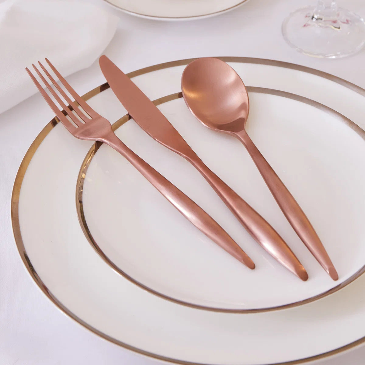 Milano 20 Piece 18/10 Stainless Steel Flatware Set, Service for 4